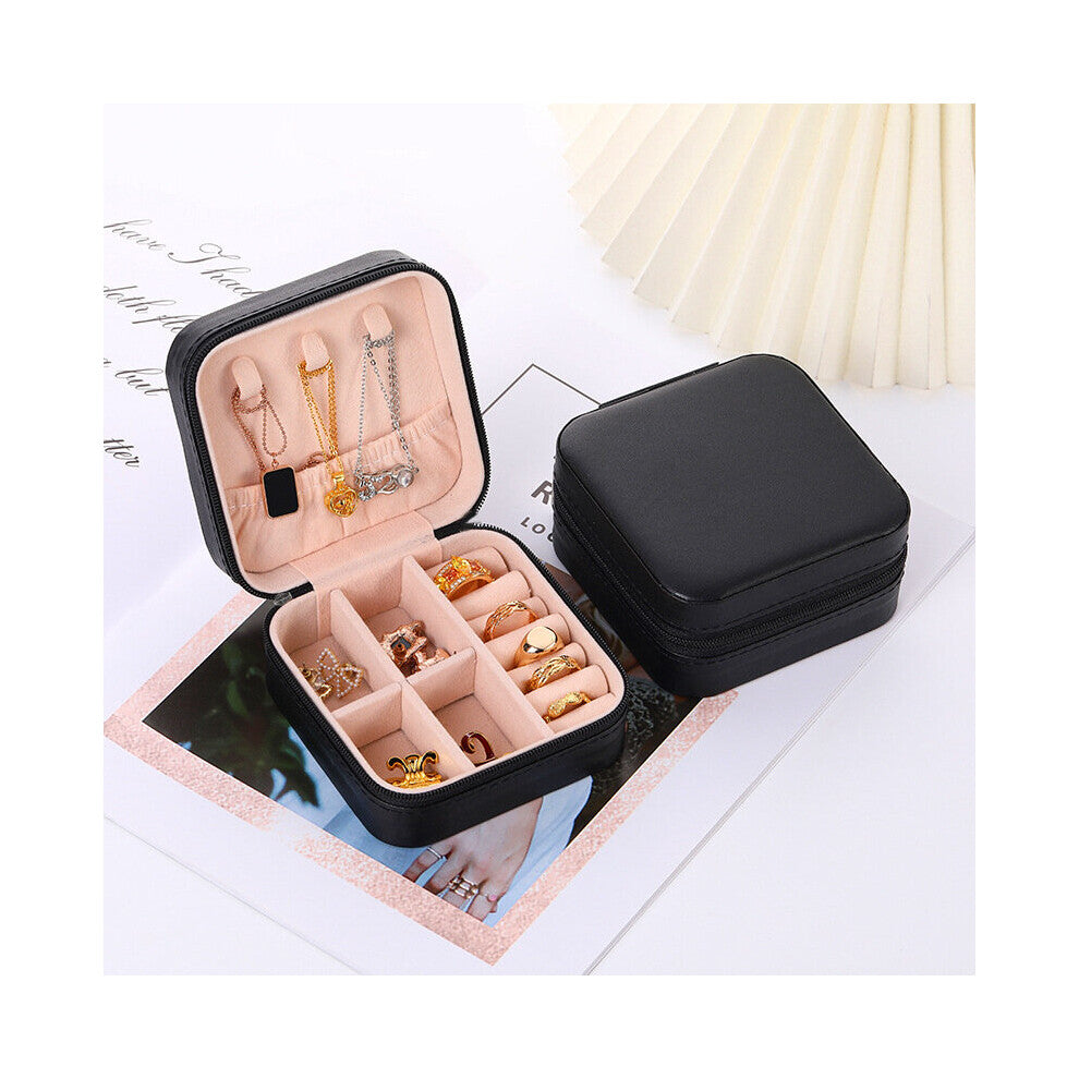 Portable Jewelry Storage Boxes Household Necessary Ring Earring Necklace Ear Studs Organizer Case Ornaments Arrangement Box Item