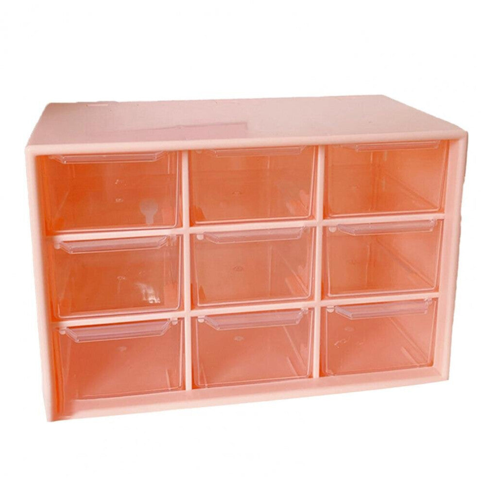 Sundries Organizer Transparent Window Anti-deformed Desktop Ear Rings Necklaces Drawer Box Stable Storage Bin for Daily Use