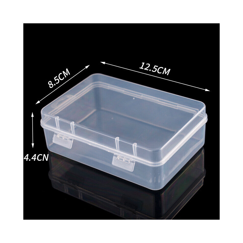 Small Packaging Box Transparent Plastic Product Candy Gadgets Box Jewelry Storage Organizer Kitchen Accessories 12.5*8.5*4.4cm