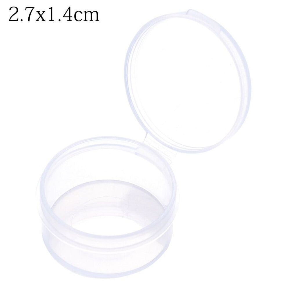Hardware Case Nail Art Screw Storage Plastic Jewelry Organizer Case Small Storage Box Pill Chip Box Beads Container