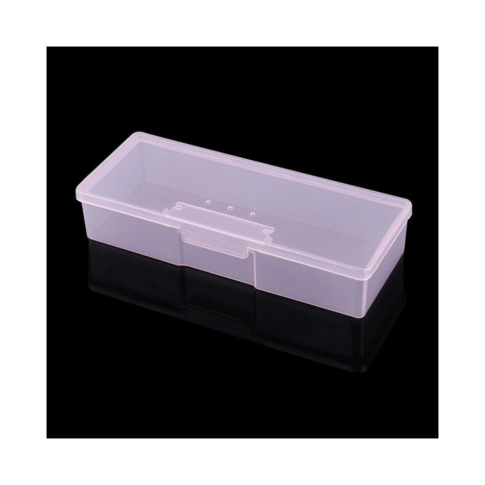 Full Transparent Storage Box Plastic Jewelry Box Nail Art Nail Pen Accessories Holder Case Household Tools Organizer Container