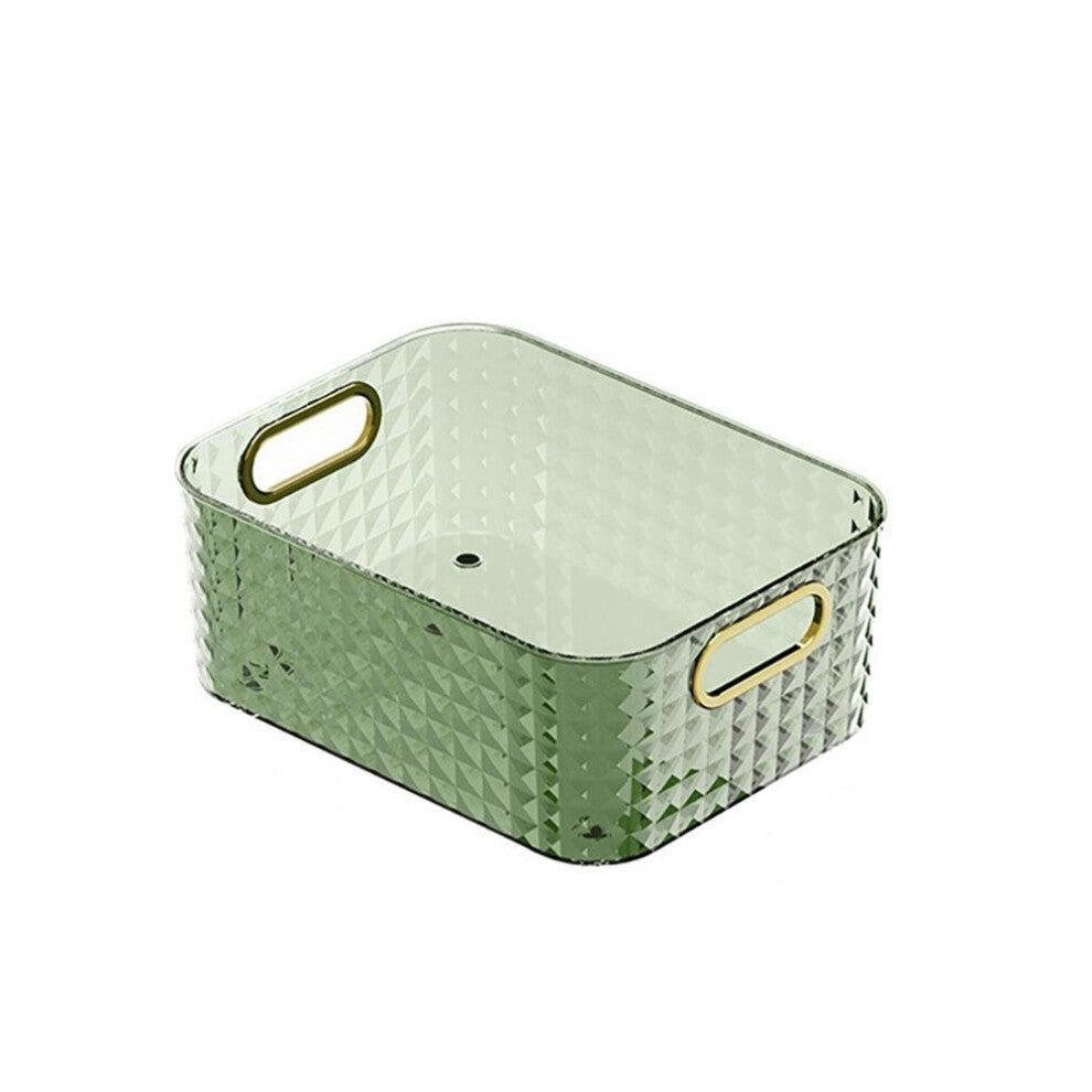Poatable Storage Box With Handle Thickened Cosmetics Jewelry Storage Basket Bathroom Kitchen Desktop Organizer