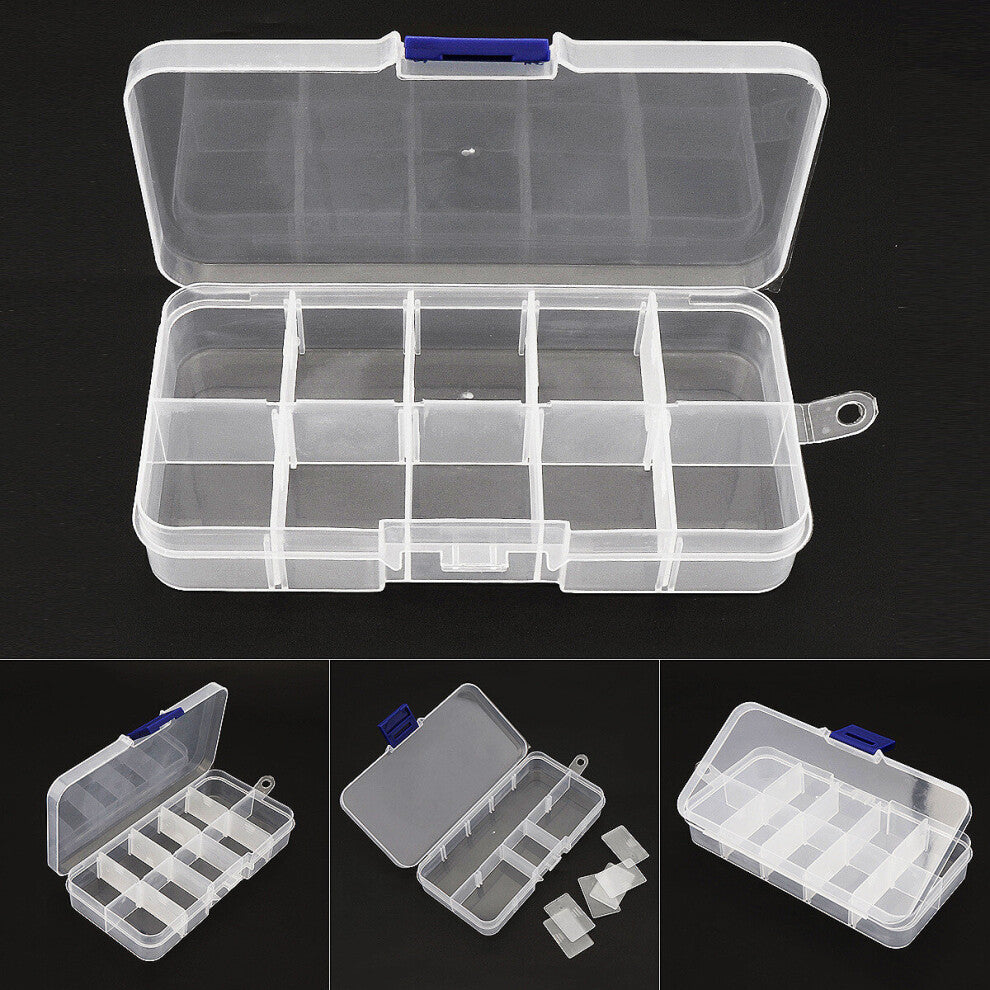 10-36 Compartment Small Plastic PP Box Organiser Storage Clear Box Fit for Household Daily - Cosmetic-Jewelry-Tool Parts-Earring