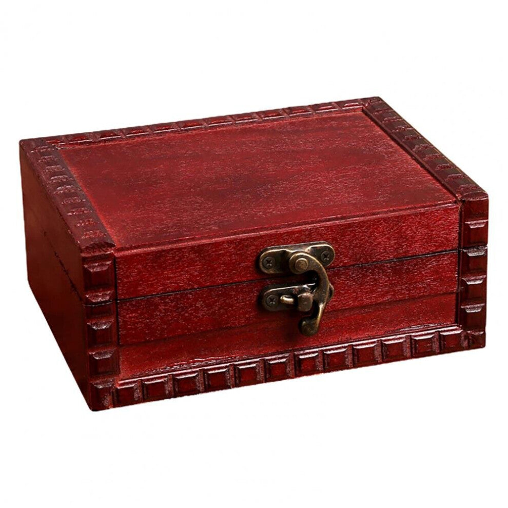 Jewelry Case Sturdy Lidded Desktop Ornamental Necklace Jewelry Box for Presents Jewelry Box Storage Box