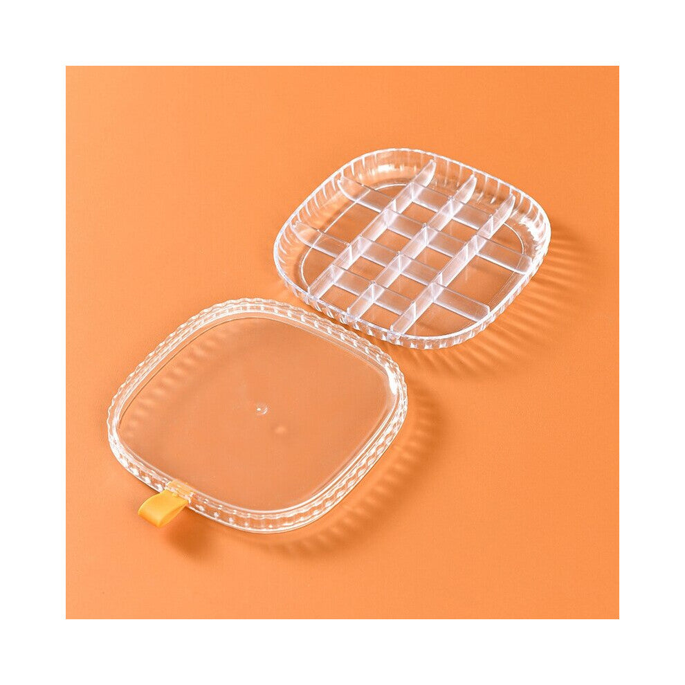 Transparent Jewelry Storage Box Portable Travel Jewelry Case Earrings Necklace Ring Organizer Desktop Jewelry Holder