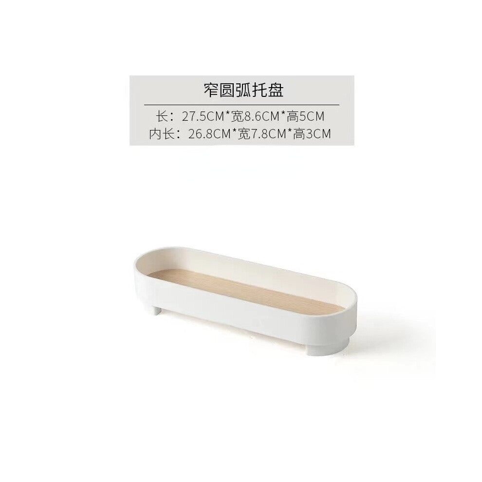 Desktop Makeup Jewelry Organizer Tray Bedroom Decoration Tray Decoration Makeup Storage Perfume Organizer Box