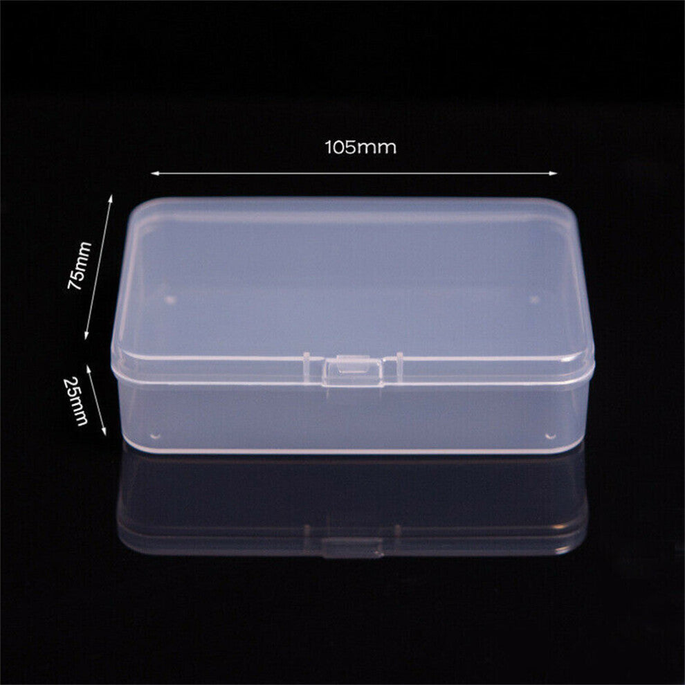 5pcs-set Household Gadgets Storaging Box Clear Mini Small Case for Jewelry Accessories Protable Square Plastic Holder Container