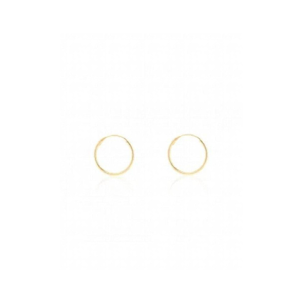 Earrings girl 9k hoops 10x0.80mm