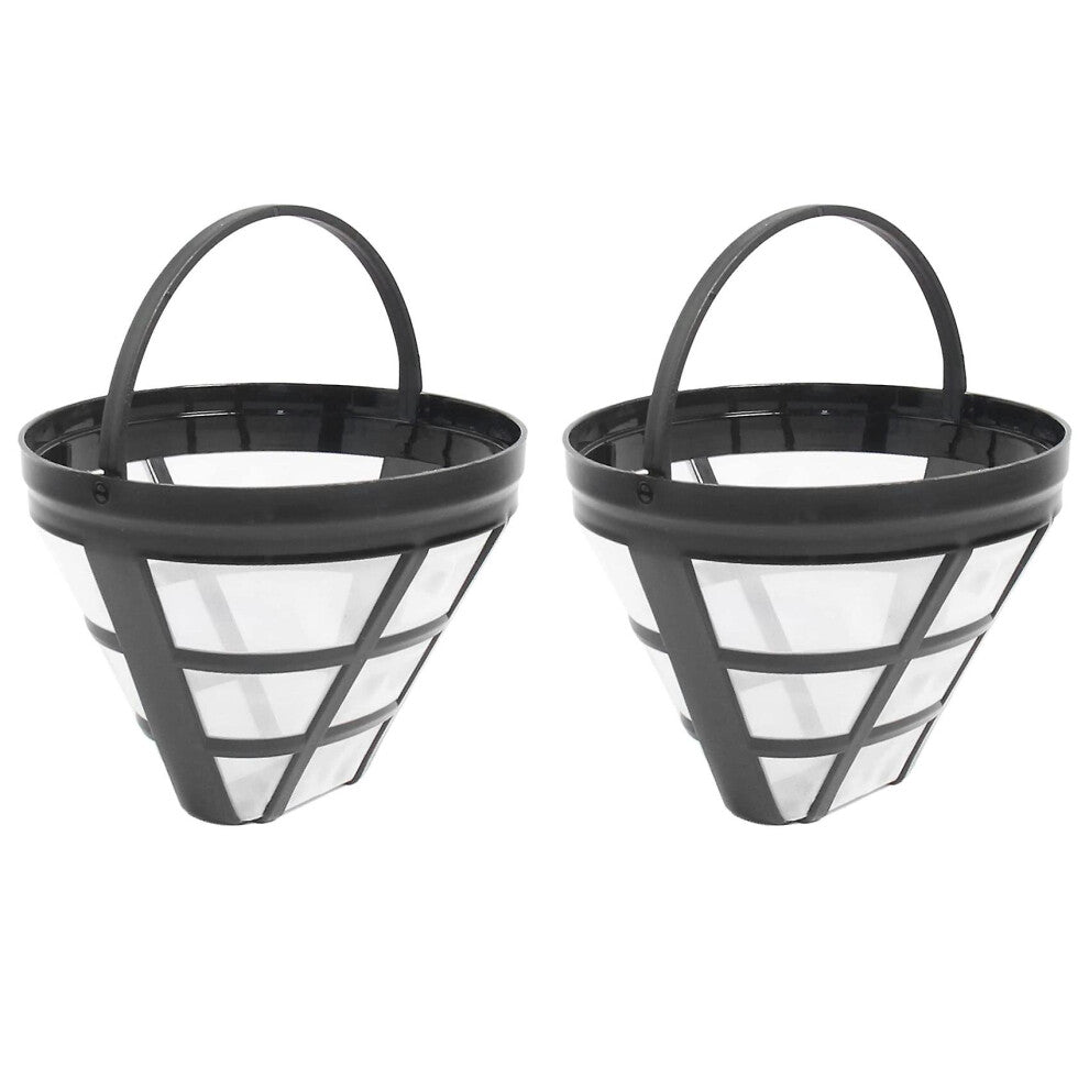 2pack No.4 Reusable Coffee Maker Basket Filter For Ninja Filters, Fit 8-12 Cup Basket Drip Coffee M