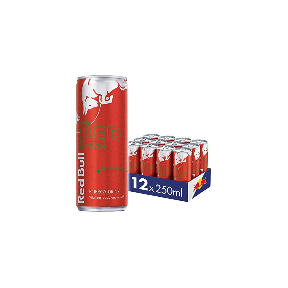 Red Bull Energy Drink Red Edition Watermelon 12 x 250ml Cans - 111552297
