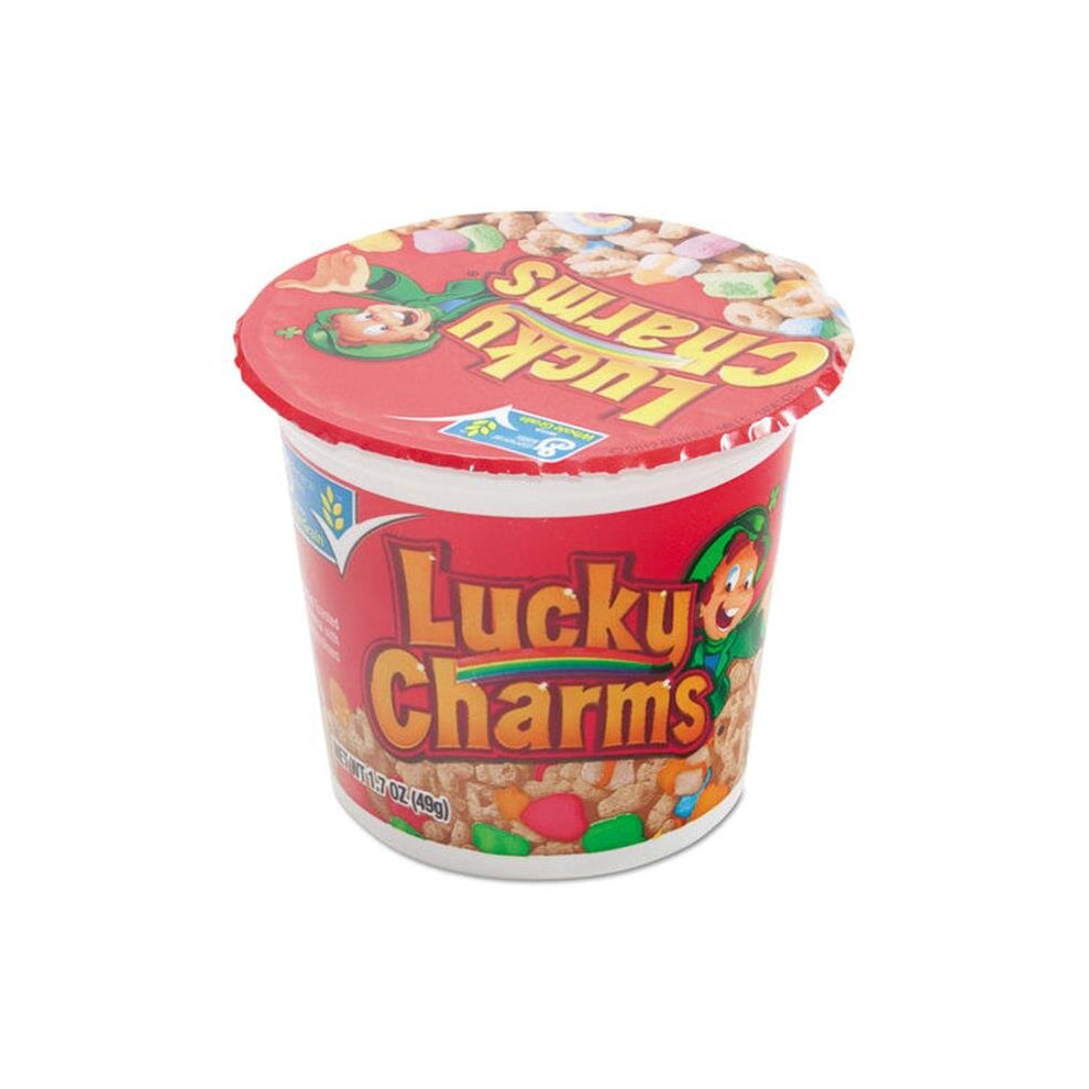 General Mills AVTSN13899 1.73 oz Single Serve Cup Lucky Charms Cereal - Pack of 6