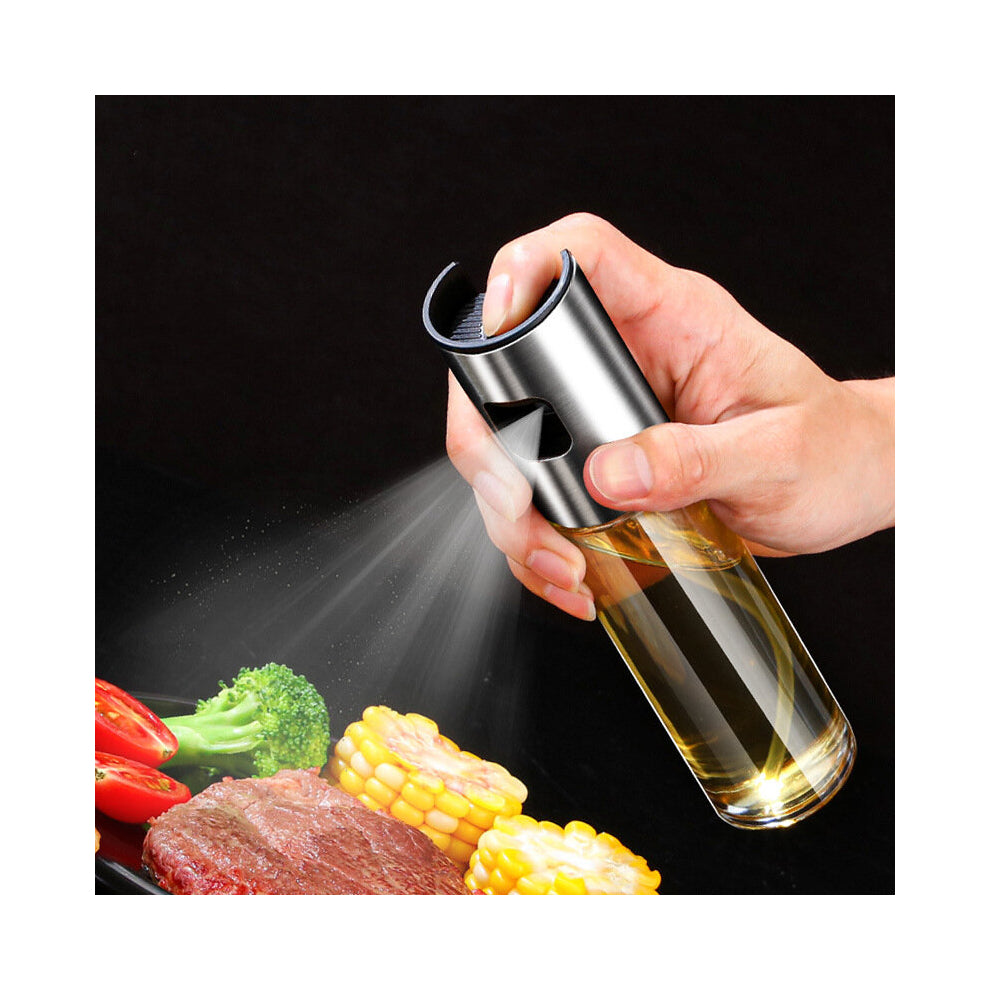 1pc 100ml Olive Sprayer Spray Bottle Kitchen Cooking Spray Bottle Glass Can Home Kitchen & Outdoor Camping Accessories