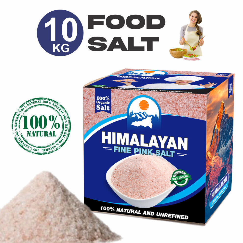 Pink Himalayan Salt 10kg Food Grade Natural Unrefined