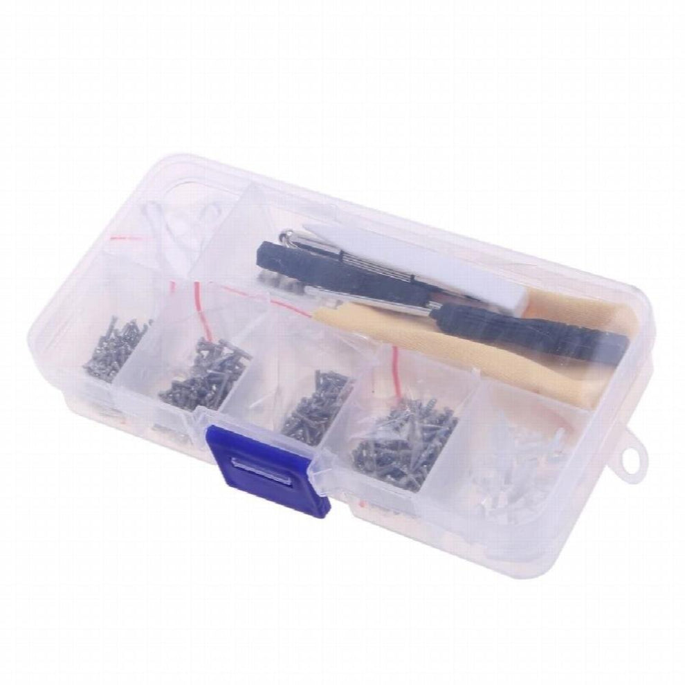 Upgrade Version Eyeglass Repair Kit Tiny Screws,Nose Pads,Hand Tools for Watch Clock Spectacle Eyewear Sunglass Repair