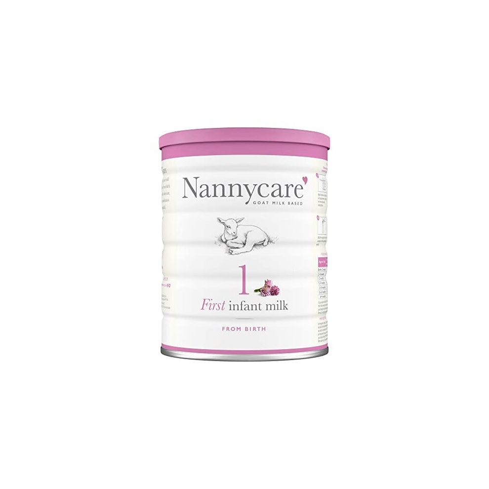 Nannycare 1 Goat Milk Based First Infant Milk From Birth 900g – Preservative-Free Formula, Fortified with Vitamins & Minerals, Easy Digestion