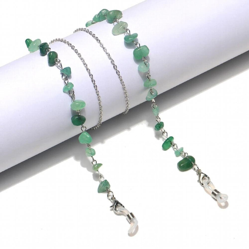 Bohemia Irregular Natural Gravel Long Necklace Women Eyeglass Sunglasses Reading Glasses Chokers Mask Chain Necklace