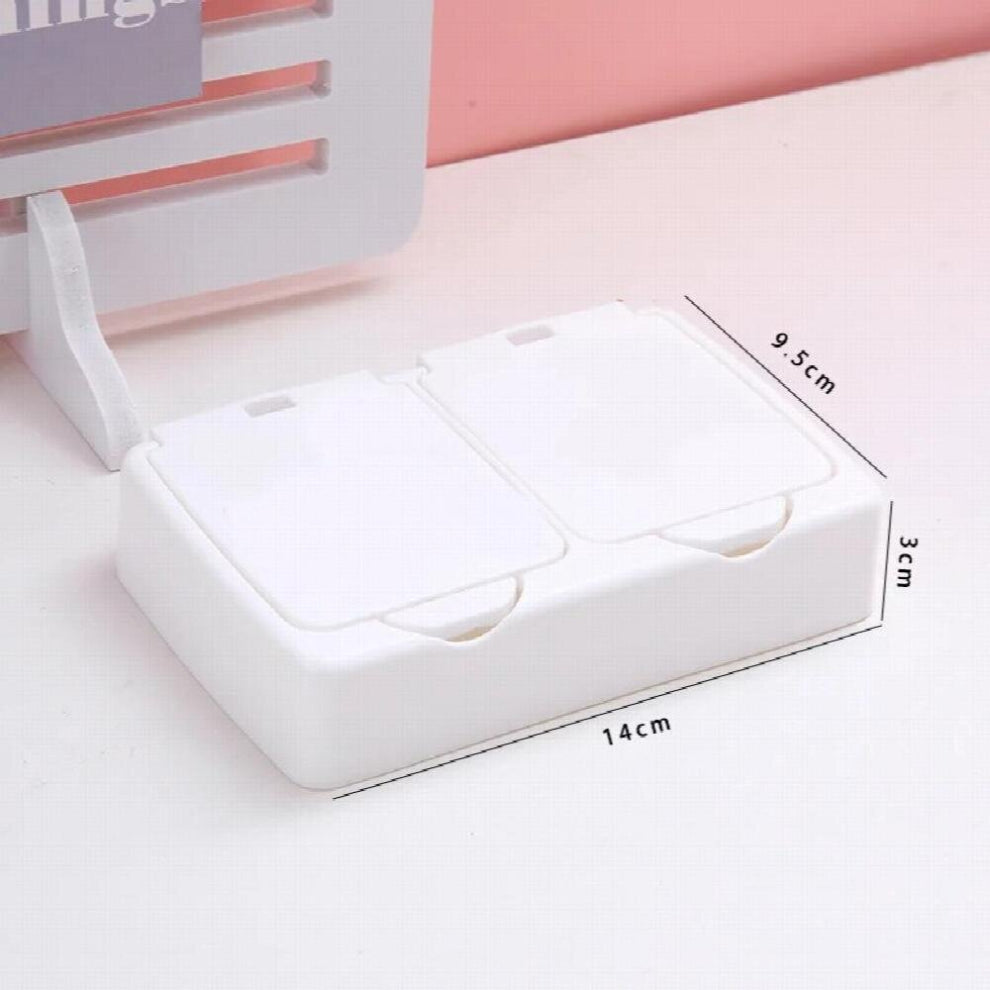 Flip Cover Storage Box INS Pop-up Window Square Round Desktop Jewelry Round Square Small Items Organizer Boxs