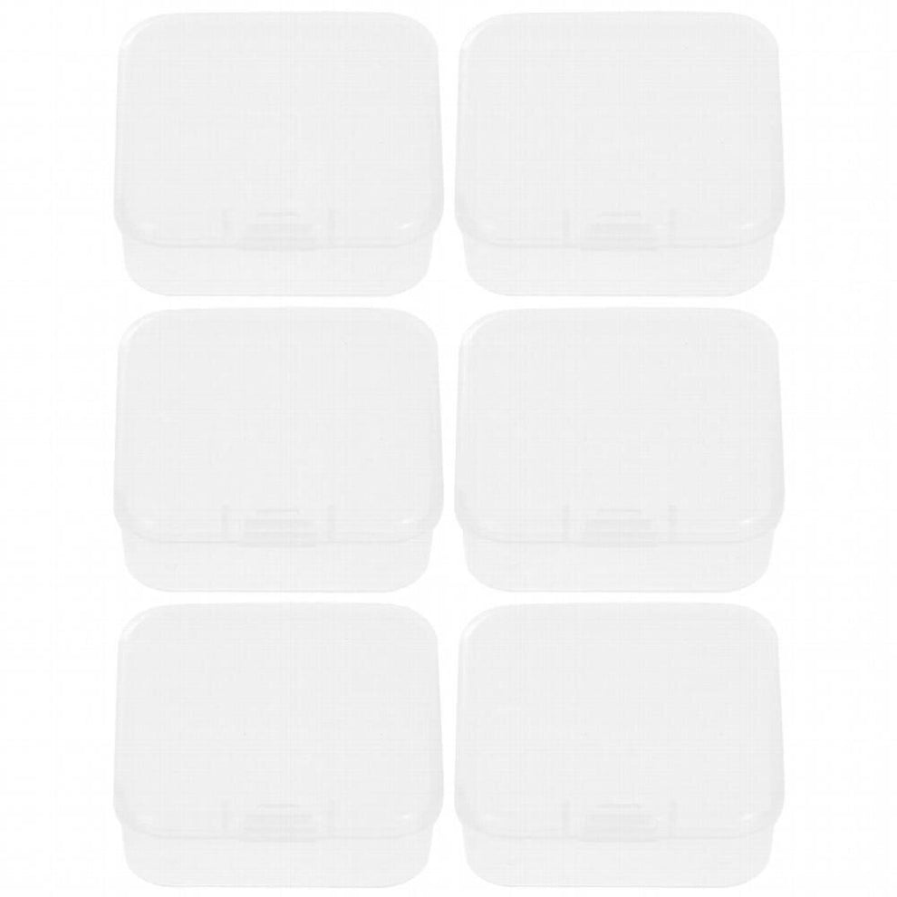 Box Storagebeads Containers Clear Square Mini Boxestransparent Container Jewelry Sewing Items Parts Display Organizer Makeup