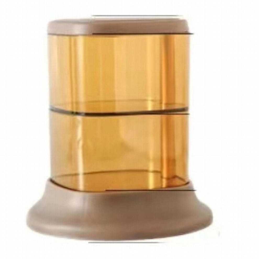 Storage Box Ornament Puff Storage Organize Box Jewelry Barrettes Head Rope Storage Dormitory Dustproof Desktop Transparent