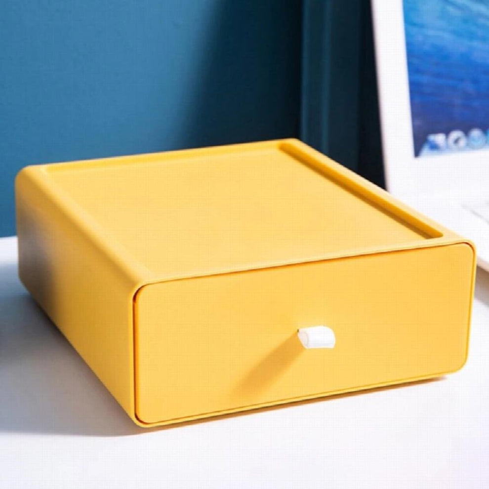 Desktop Organizer Drawer Makeup Storage Box Stackable Jewelry Container Large Capacity Mask Office Storage Medicine Case Box