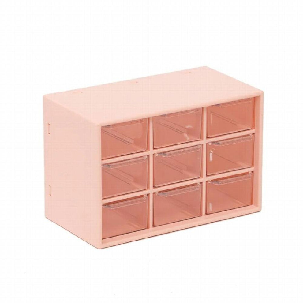 9 Grids Ins Cosmetics Storage Drawer Desktop Makeup Container Box Jewelry Organizer Boxes Large Capacity Organizer Case Bin