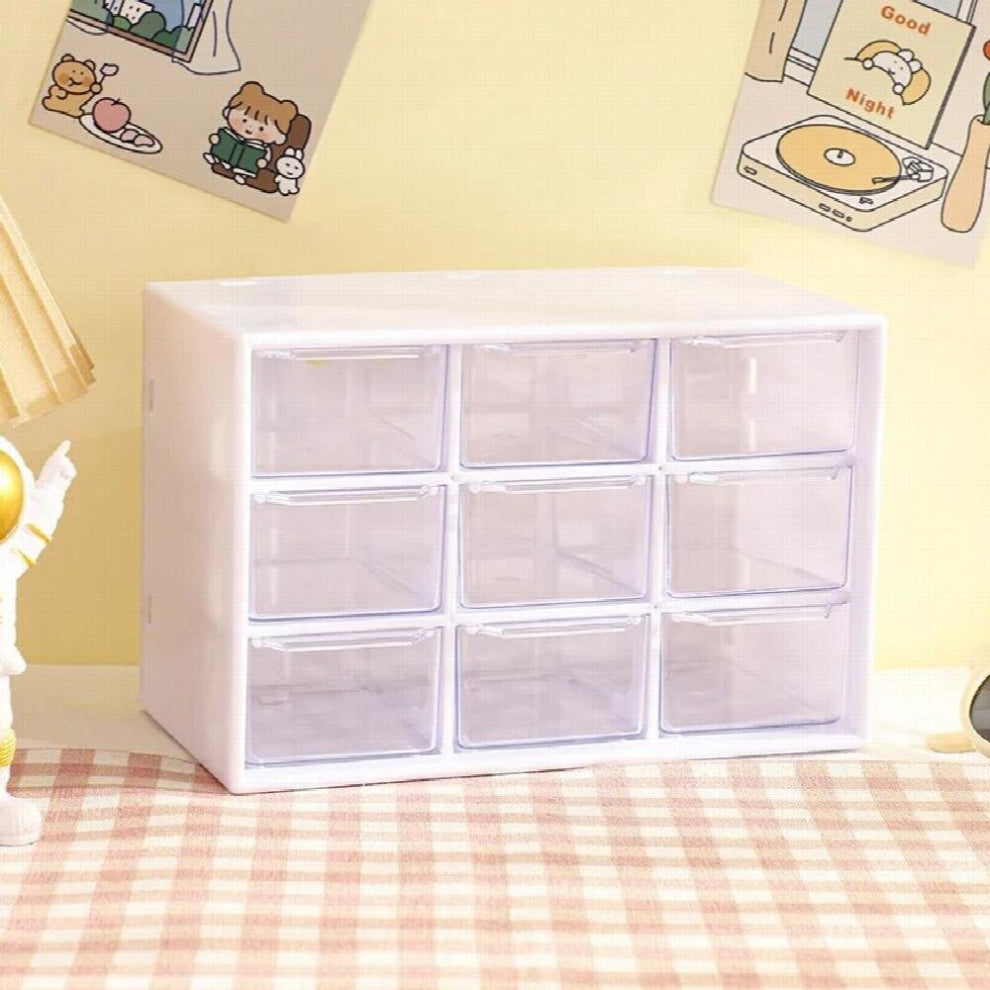 Girl Jewelry Storage Box Student Desktop Organizer Box Bedroom Drawer Small Sundries Hair Accessories Home Office Accessories
