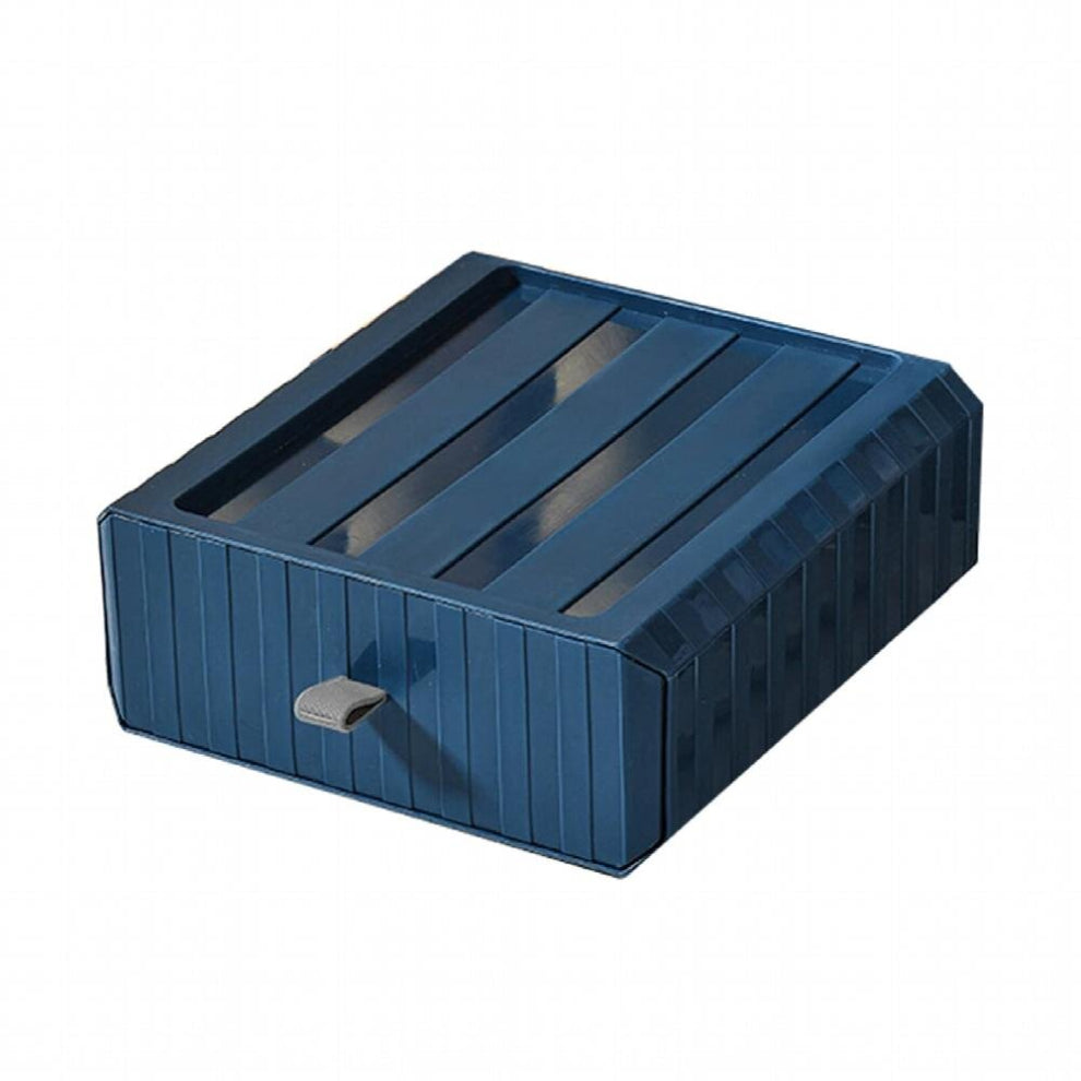 Desktop Drawer Storage Box Stackable Dustproof Jewelry Sundries Organizer Industrial Style for DIY Tools Stationery HANW88