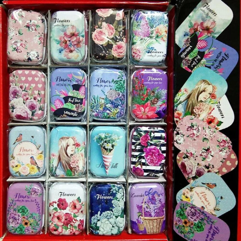 Large Tea Caddy Receive Storage Box Cartoon Rectangular Cookie Candy Chocolate Tin Box Christmas Gift For Kids Jewelry Box