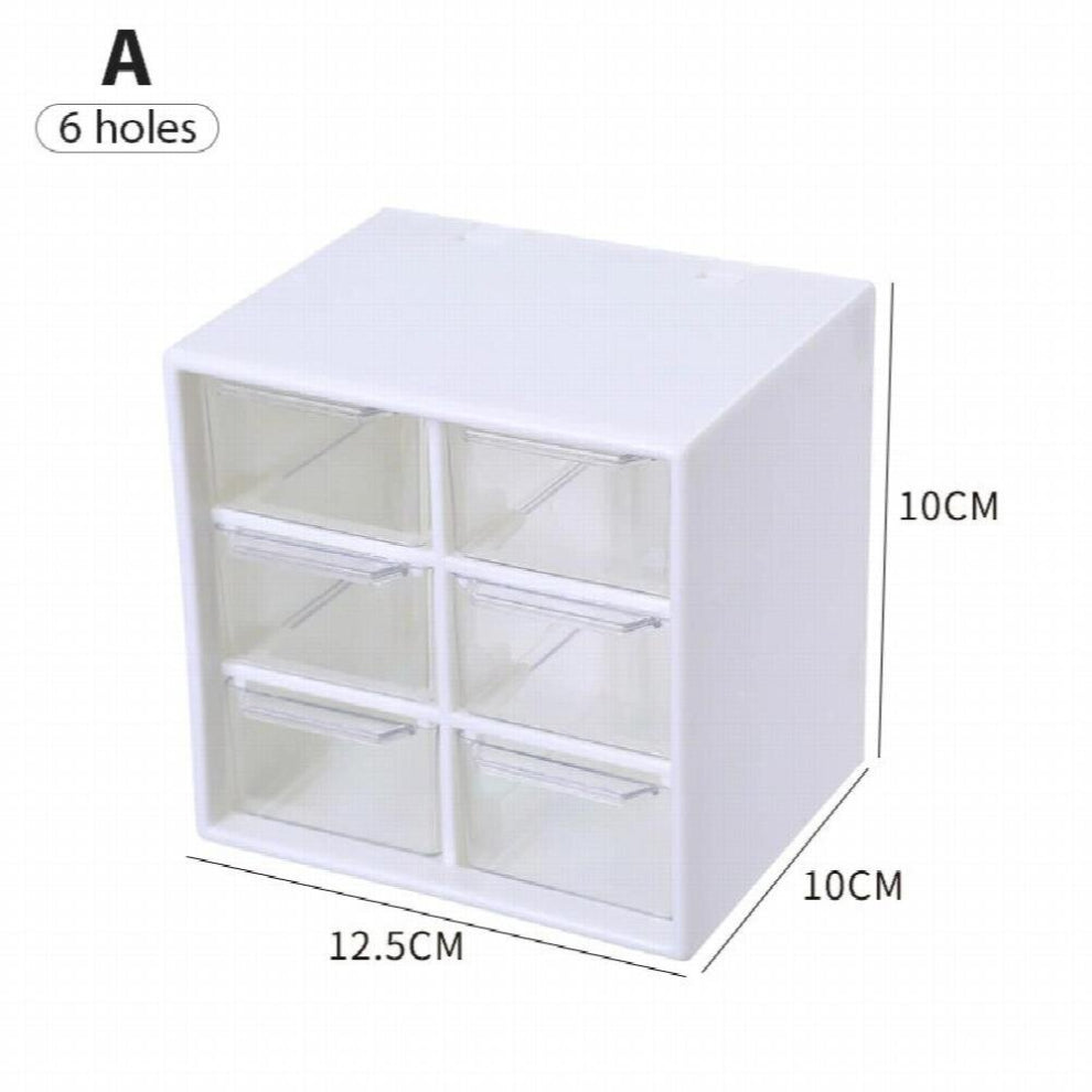 9 Drawers Storage Cabinet Organiser Desktop Organizer with 9 Grad Mini Transparent Cabinets Drawers Plastic Jewelry Box Cosmetic