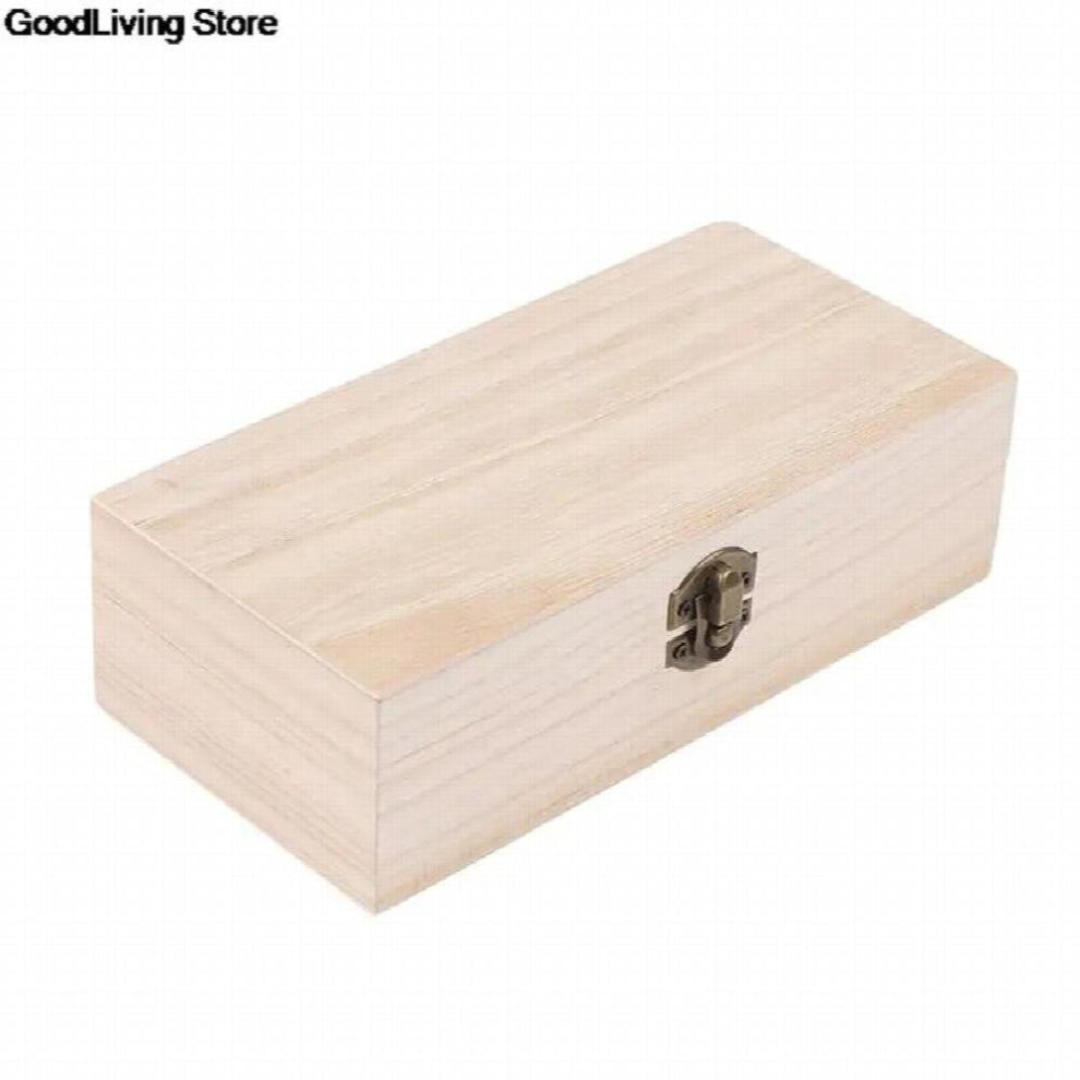 1 Pc Retro Jewelry Box Organizer Desktop Natural Wood Clamshell Storage Case Home Decoration Handcrafted Wooden Gift Boxes