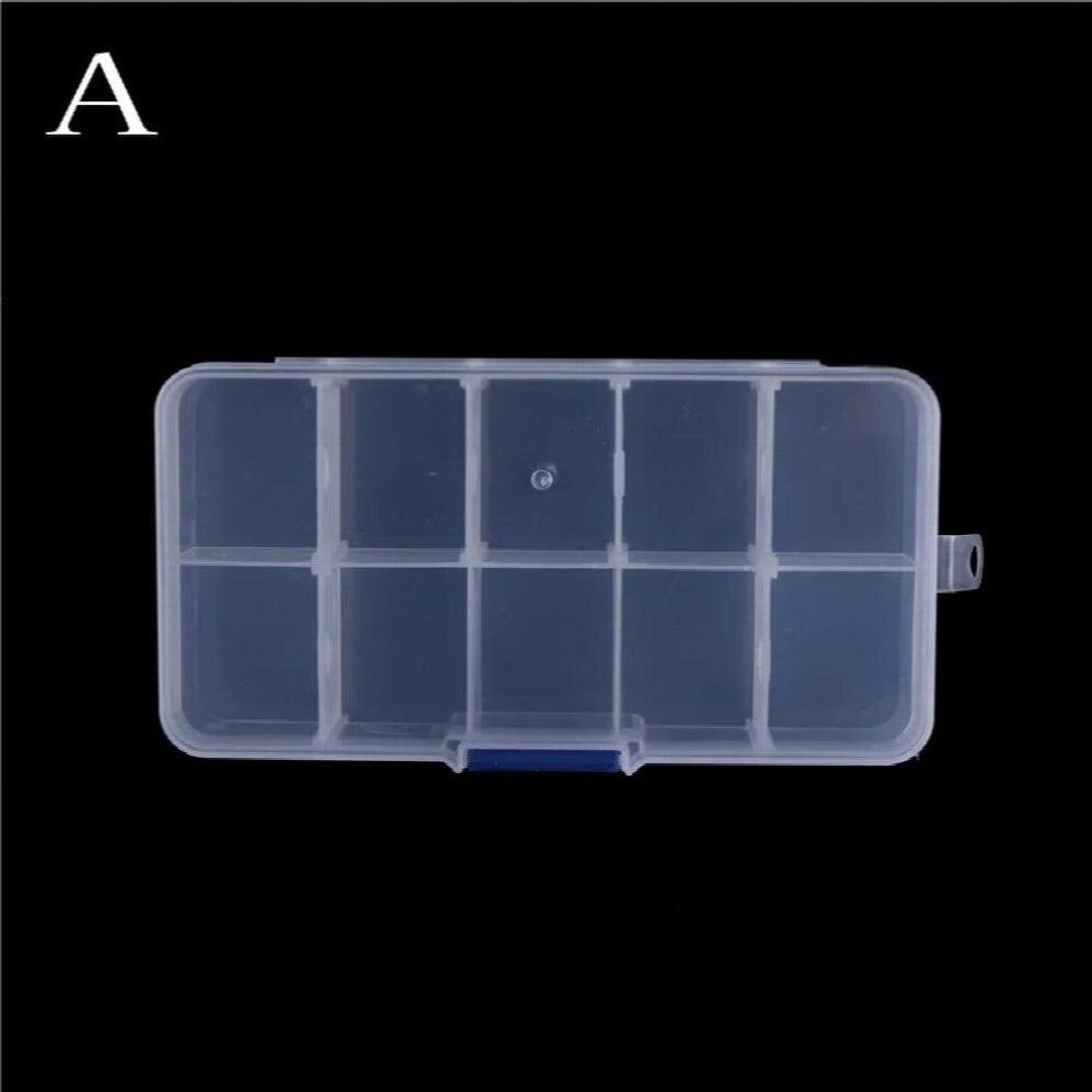 1PC 10-15-24 Slot Plastic Square Shaped Household Storage Box Case Home Organizer Earring Jewelry Craft Organizer