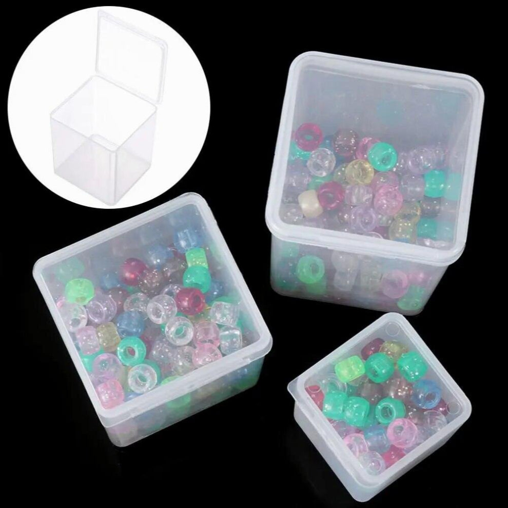 Useful Plastic Hardware Case Transparent Pill Chip Box Jewelry Organizer Case Beads Container Small Storage Box
