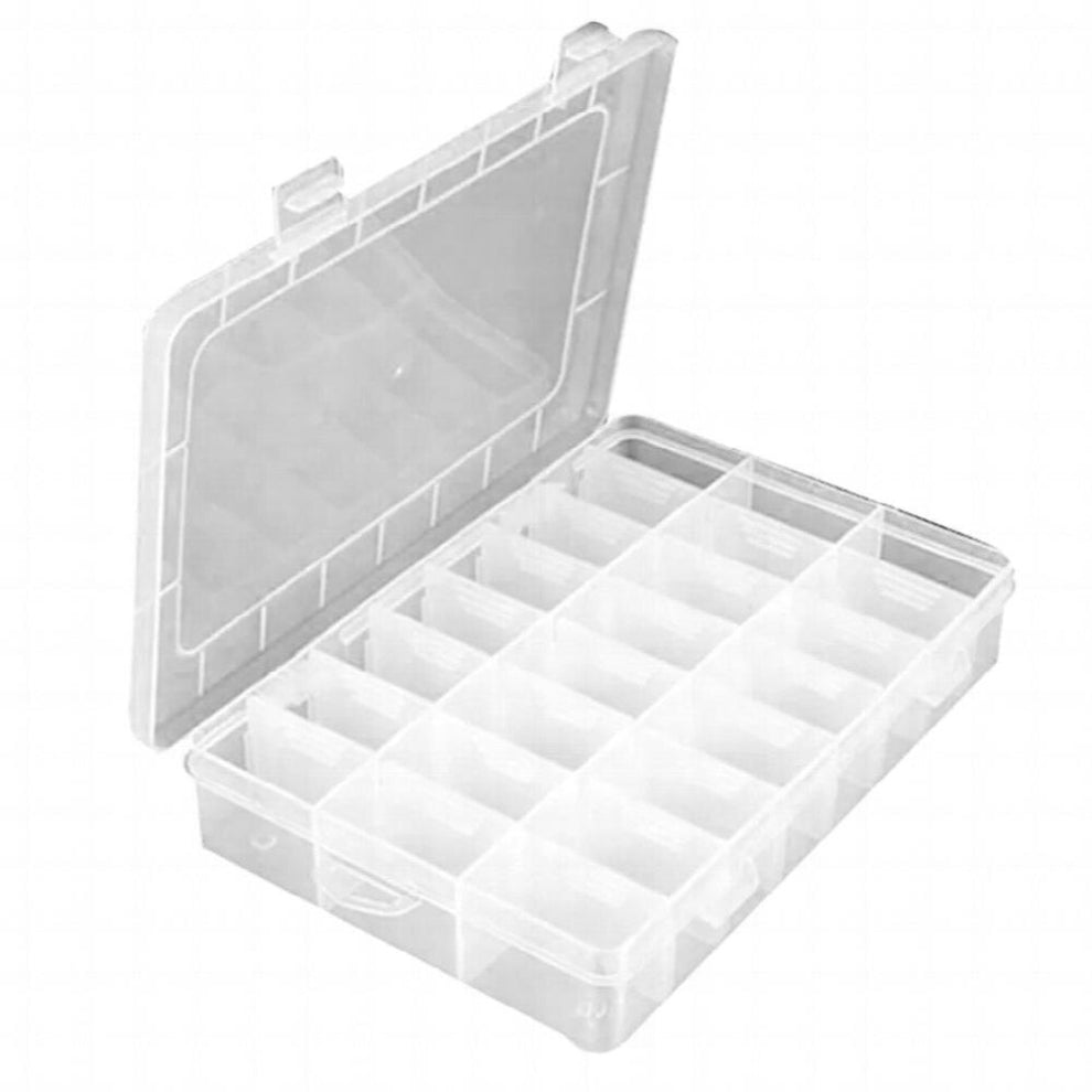 Storage Box Plastic Jewelry Accessory Containers DIY Component Holders Small Items Boxes Multi-grid Compartment Organizer Case