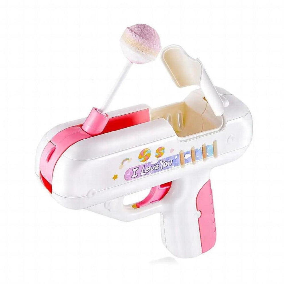 Candy Gun Sugar Lollipop Gun Sweet Toys for Girlfriends Light Toy lollipop storage Toy for Children Adult Sugar Toy