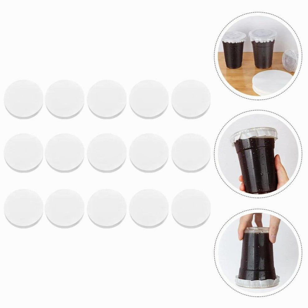 Film Sealing Cup Paper Sealer Teafilms Coffee Pads Proof Roll Bubble Bottle Flimspill Round Leak Clear Lid Papers Cupssealpp