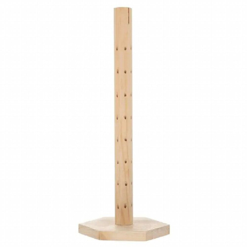 1pc Wood 360? Rotate Lollipop Holder Decorative Round Hole Stand Candy Holder 360 ? Lollipop Display Stand