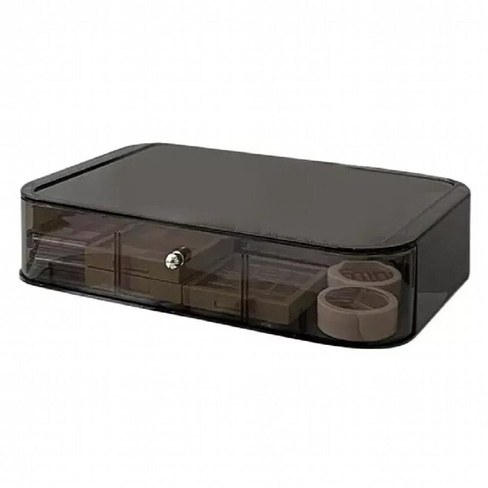 Sundries Storage Box Non-Slip Base with Handle Makeup Products Jewelry Sundries Storage Box for Household