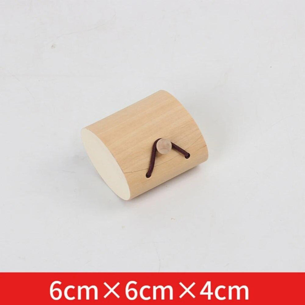 Wooden Storage Box Retro Jewelry Ring Box Desktop Clamshell Storage Cosmetics Storage Case Box Container Hand Decoration