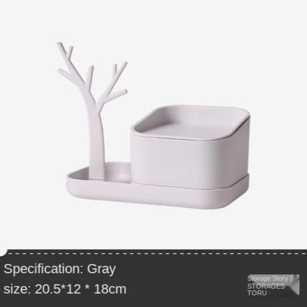 Entry Key Storage Rack Porch Desktop Storage Box Creative Ornaments Bird Tree Jewelry Rack Shelf Organizer Home Organization