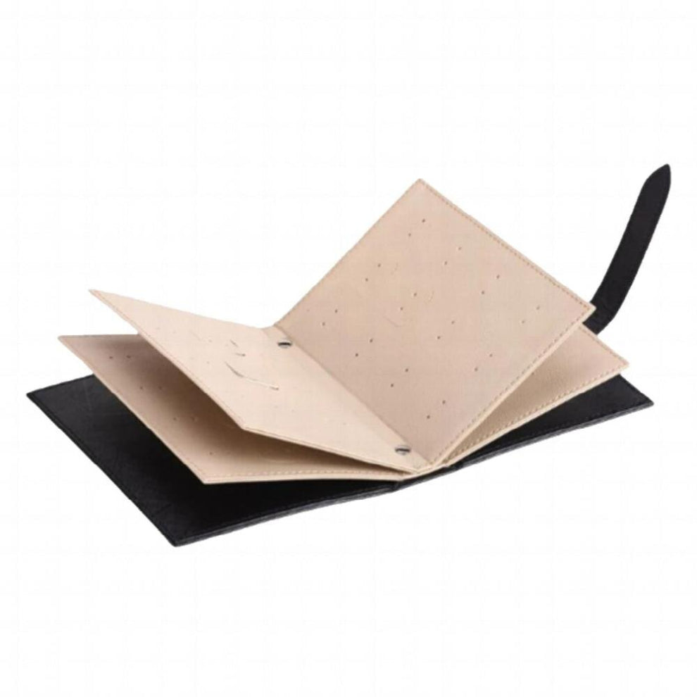 Earrings Storage Book Jewelry Organizer Foldable Multi-pages Women Ear Studs Holder Travel Household Shop Bedoorm