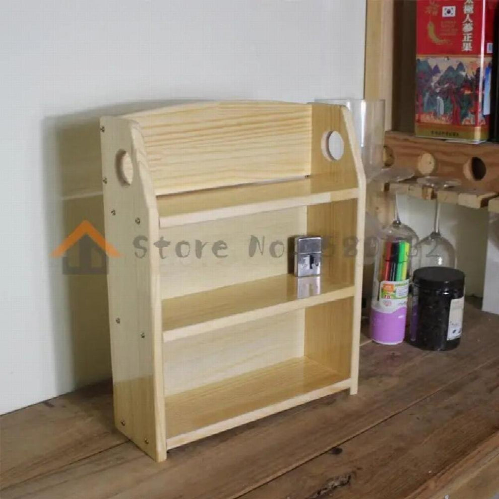 Wooden Cosmetics Box Jewelry Box Yuexiang Desktop Storage Box Dormitory Wooden Boxes Multi-layer Solid Wood