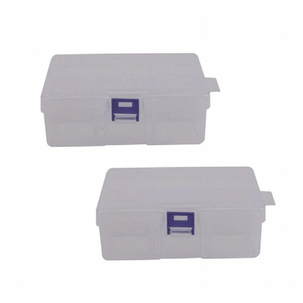 5X 6 Removable Plastic Storage Box Jewelry-Earring-Tools Container Organizer
