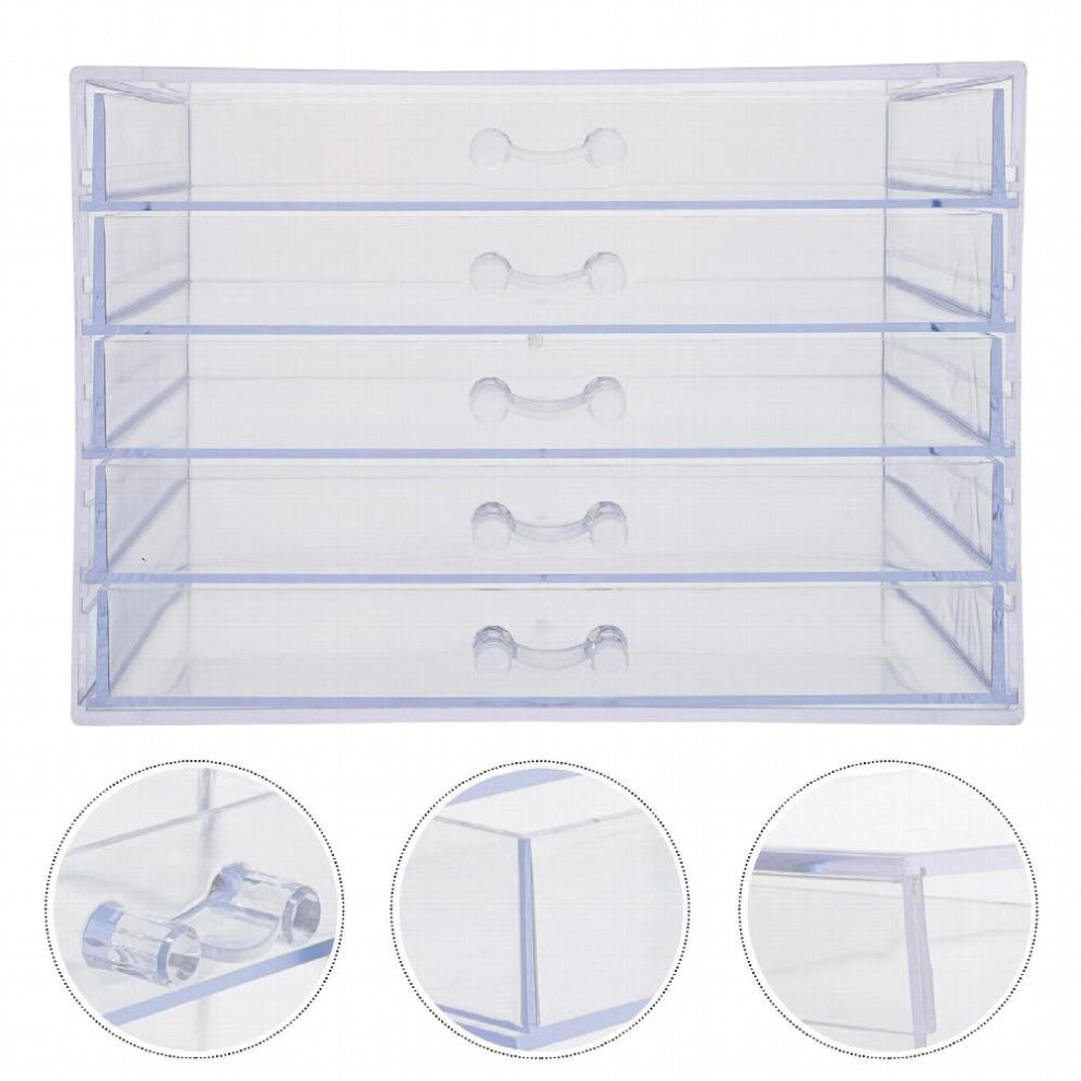 Storage Nail Box Acrylic Drawers Makeup Organizer Toolsaccessories Container Display Products Transparent Jewelry Clear Case