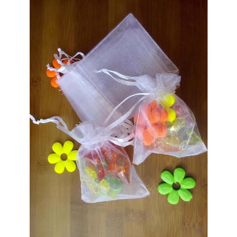 500pcs 11*16cm Organza Gift Bag Jewelry Packaging Display Bags Drawstring Pouch For Bracelets-necklace-wed Mini Yarn Bag