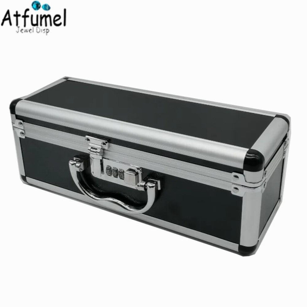 Bracelet Box 15-30 Slot Jade Bangle Carrying Case Household Bracelet Jewelry Storage Locked Travel Box Ring Box