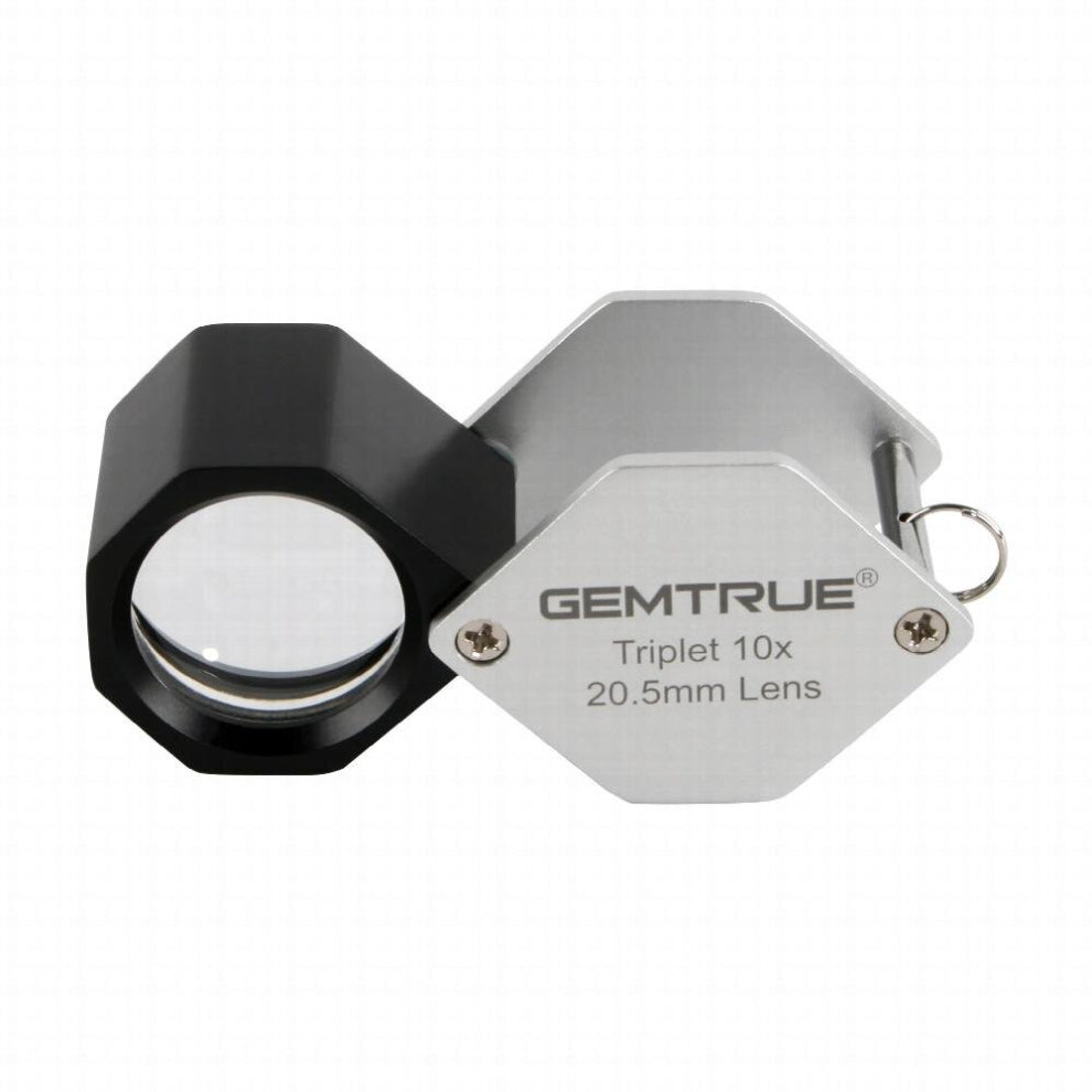 DK16001 DiKaiTools GemTrue Diamond 10X Triplet Loupe Gemstone Jewelry Magnifier
