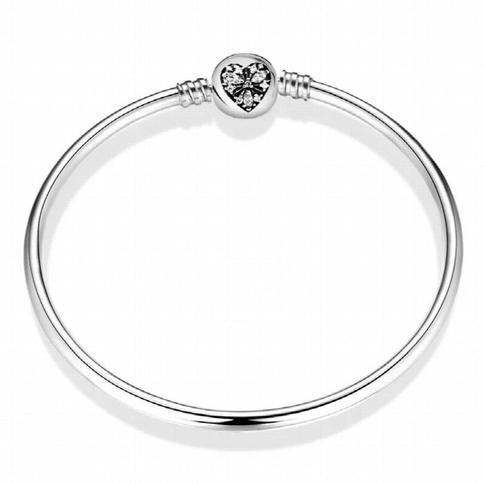 925 Silver Minimlist 3mm Glossy Zircon chain Bracelets of DIY Fine Jewelry Making Components Accessory