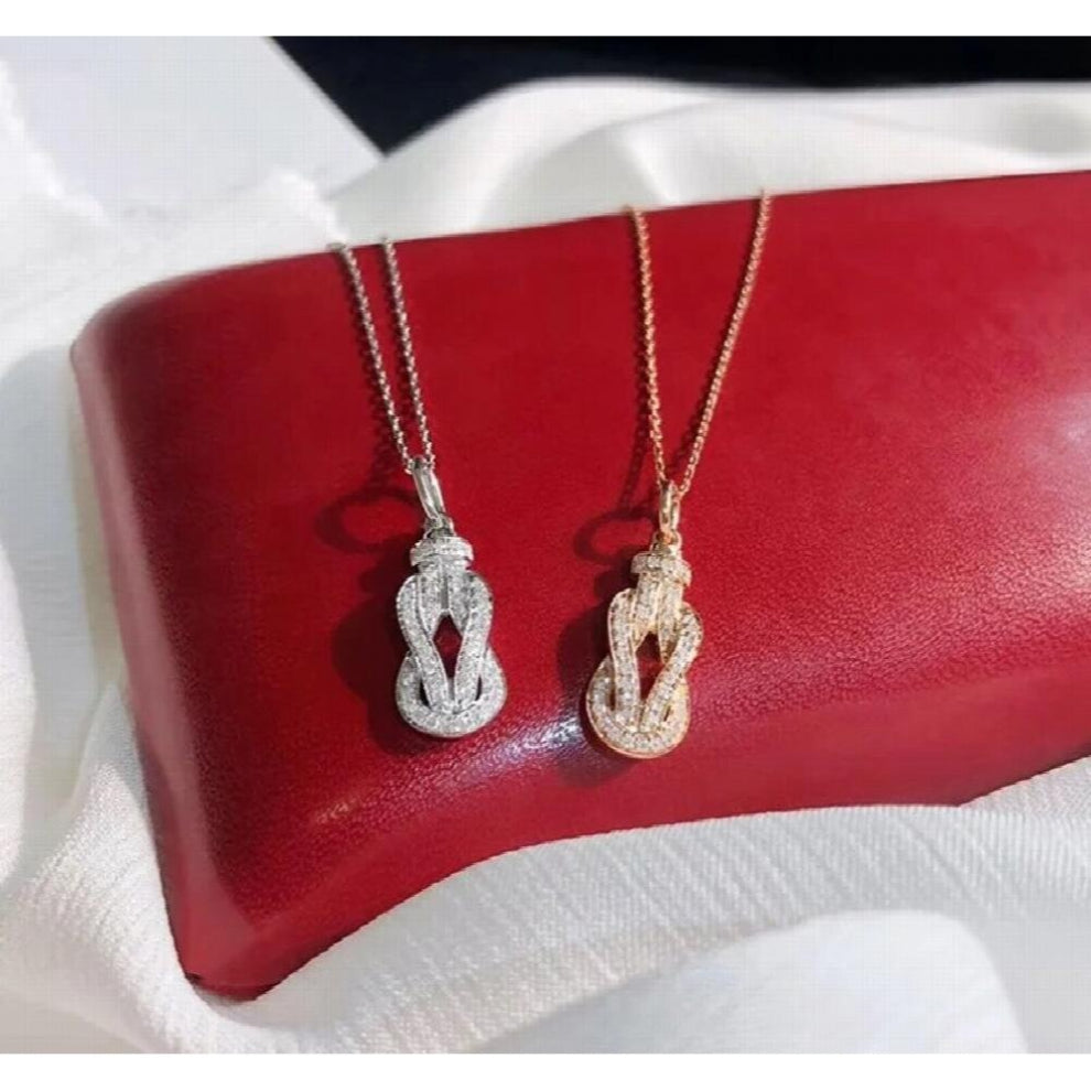 JE164 European Woman Party Birthday Wedding Gift Double 8 18KT Bracelet+Necklace+Earrings Jewelry Set