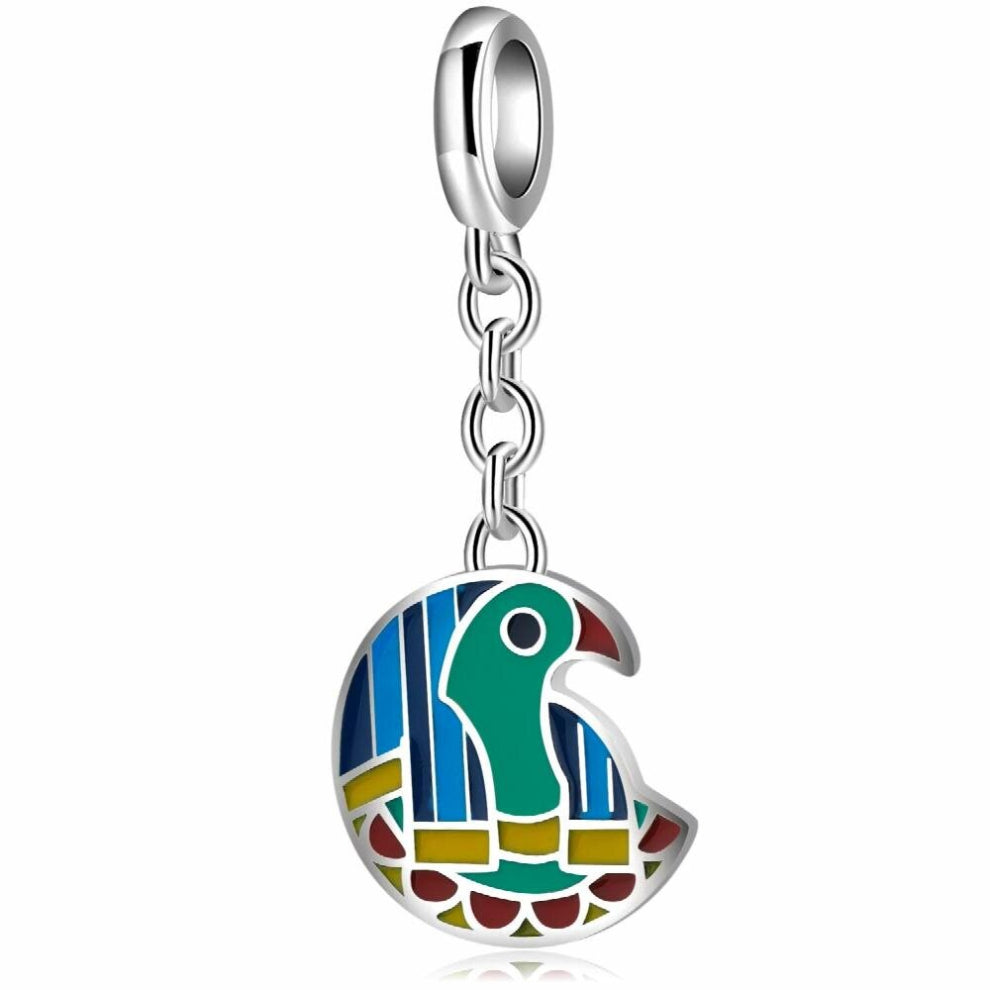 Microphone Rock Circus 925 Sterling Silver Animals Beads Pendant Jewelry Making Fit Stillhouse Bracelet Enamel Jewelry