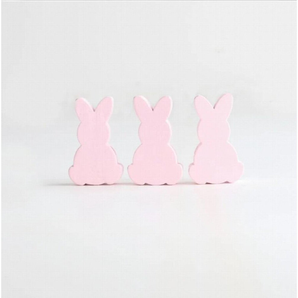 10pcs Easter rabbit Wooden Beads DIY home decoration jewellery Childrens Toys Bracelet Accessories